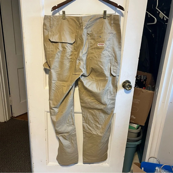 True Religion Tan Cargo Pants Sturdy Cotton - Picture 7 of 9